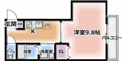 ソレイユアーバン18【3階】の間取り