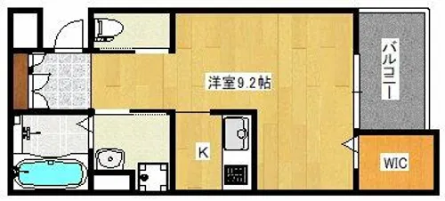 ディアコート矢田【3階】の間取り