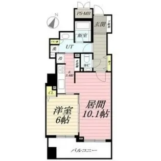 リビオ札幌時計台通り【3階】の間取り