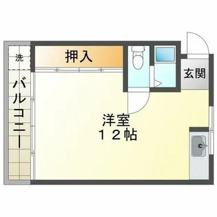 黒田ビル【3階】の間取り