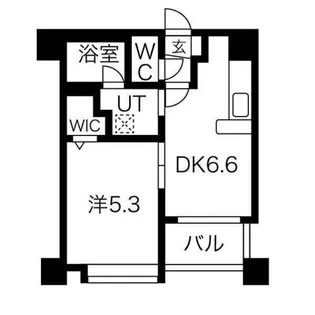 クラッセ北大通り【7階】の間取り