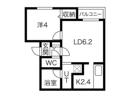 Prescelto西線11条【5階】の間取り
