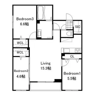 Augusta伏見【2階】の間取り