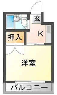 パレ西三荘【3階】の間取り