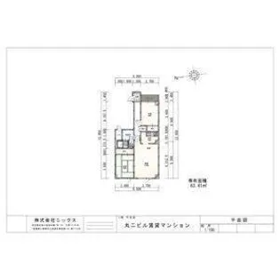 丸二ビル【3階】の間取り