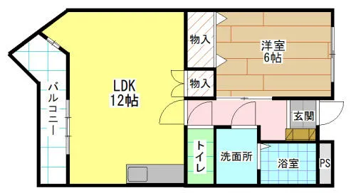 スタンフォード【5階】の間取り