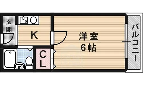 清水M1【2階】の間取り