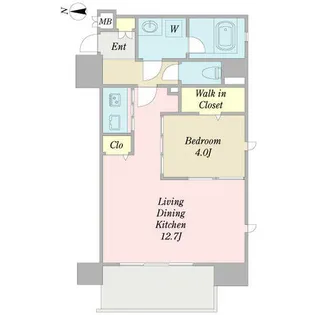 UrbanCloudIzumi【0803号室】の間取り
