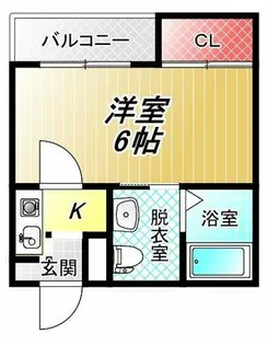 アドバンス俊徳【1階】の間取り