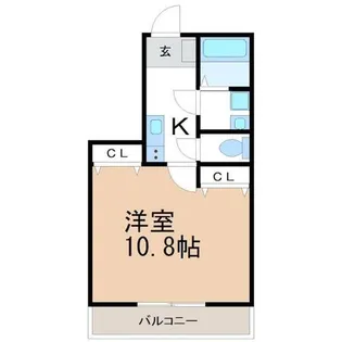 ハイツ田戸 2【307号室】の間取り