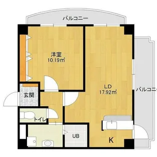 愛知県名古屋市昭和区川名本町5丁目【マンション】の間取り