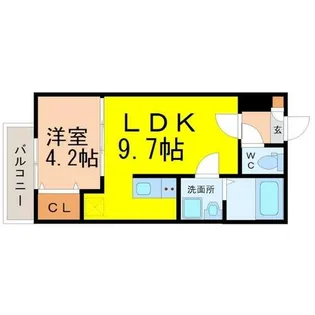 Haro Kanayama【1階】の間取り