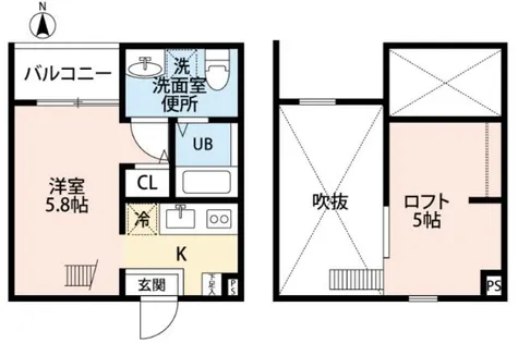 GranSta【105号室】の間取り