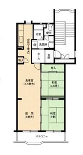 URアーバニア滝子南【404号室】の間取り