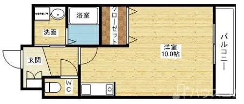 Rio加島【1階】の間取り