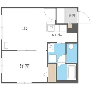 PRIME COURT麻生駅前【403号室】の間取り