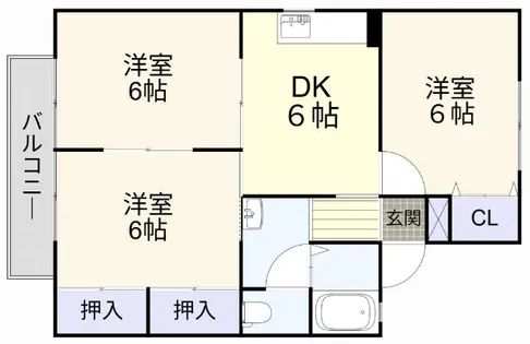 セジュール藤井【205号室】の間取り
