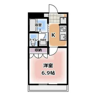 ミニマム【101号室】の間取り