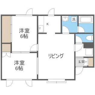 オリーブ34【1階】の間取り