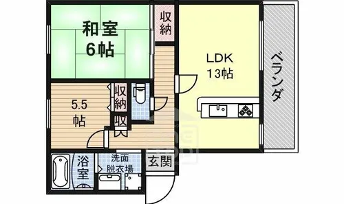 プレミールコート青葉丘【1階】の間取り