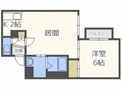 VeroShangri-la【505号室】の間取り