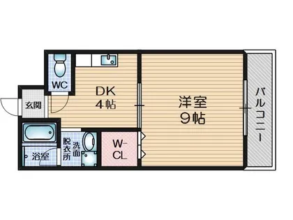 1Rの間取り画像