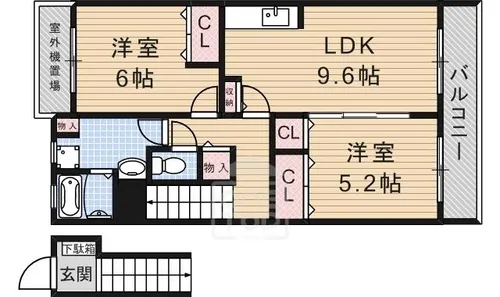 ルーセント ベガ【2階】の間取り