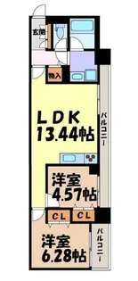 三の丸殿【3階】の間取り