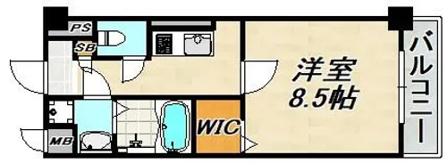 ブライジング【4階】の間取り