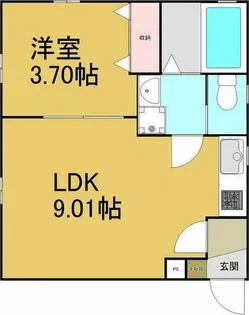 ピアチェーレ名駅【2階】の間取り