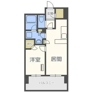 ルキシア薬院【7階】の間取り