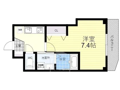 AILE南茨木【4階】の間取り