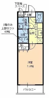エスティームⅡ番館【1階】の間取り