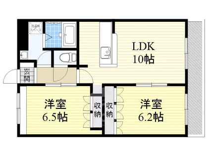シャルマン【2階】の間取り
