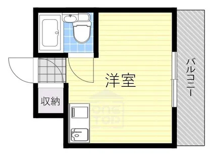 ハイツトレイン【4階】の間取り
