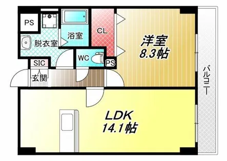 グランデフィオーレ【3階】の間取り