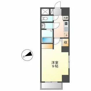 ゴルトベルク【9階】の間取り