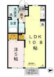 セブンレーヴ【2階】の間取り