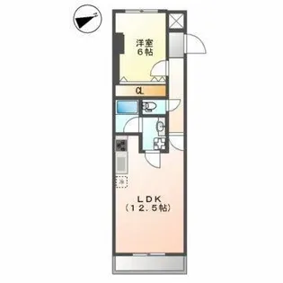 大脇ビル【3階】の間取り