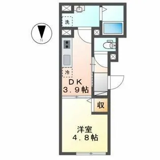 トルナーレ【1階】の間取り