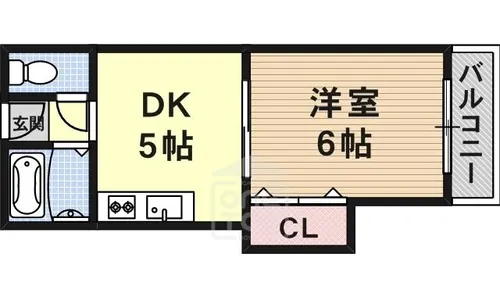 プロミネンス下村【1階】の間取り