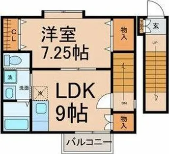 グラシア光音寺【2階】の間取り