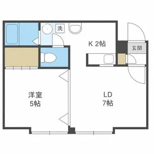 ガーデンパレス【403号室】の間取り
