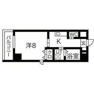 BERG IZUMI【9階】の間取り