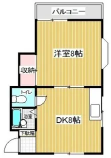 メゾン菱池【103号室】の間取り