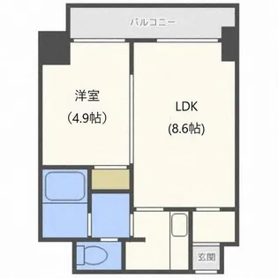 KGコート【14階】の間取り