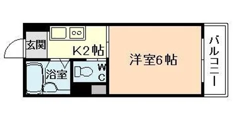 メゾン京橋【404号室】の間取り