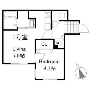 La Luce平岸【2階】の間取り