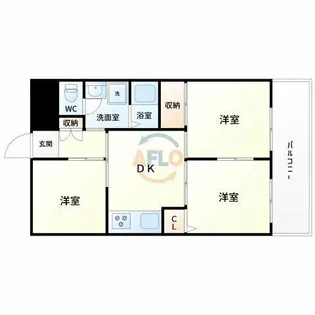 パークロッジ【3階】の間取り