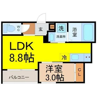 REGALEST守山Ⅲ(モリヤマ)【1階】の間取り